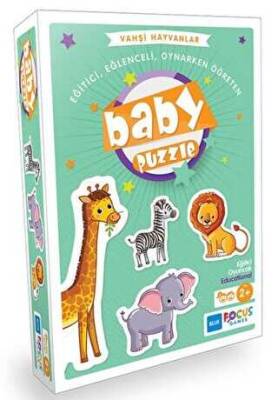 Blue Focus Vahşi Hayvanlar Baby Puzzle - 1