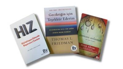 BY Kişisel Gelişim Kitapları Seti - Zaman Üzerine 3 Kitap Takım Yazar: Ajaz Ahmed , Mitch Albom , Thomas Friedman - 1