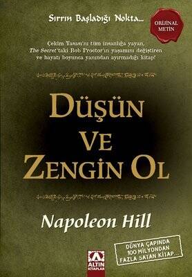 Düşün Ve Zengin Ol Yazar: Napoleon Hill Çevirmen: Zeliha İyidoğan Babayiğit - 1