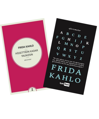 Frida Kahlo'dan 2 Kitap - Aforizmalar ve Hissettiğin Kadar Yalnızsın - 1