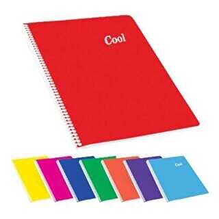 Keskin Color A4 120 Yaprak Çizgili Plastik Kapak Spiralli Cool Defter - 1