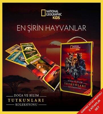 National Geographic Kids - En Şirin Hayvanlar Seti - 5 Kitap Takım - Doğa ve Bilim Tutkunları Koleks Yazar: Kolektif - 1