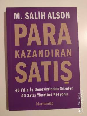 Para Kazandıran Satış Yazar: M. Salih Alson - 1