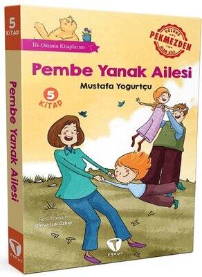 Pembe Yanak Ailesi İlk Okuma Kitaplarım Seti / 5 Kitap Takım - Mustafa Yoğurtçu - 1