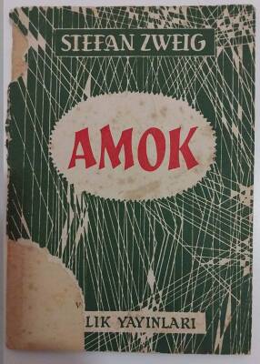 Stefan Zweig Amok 1968 Baskısı - 1